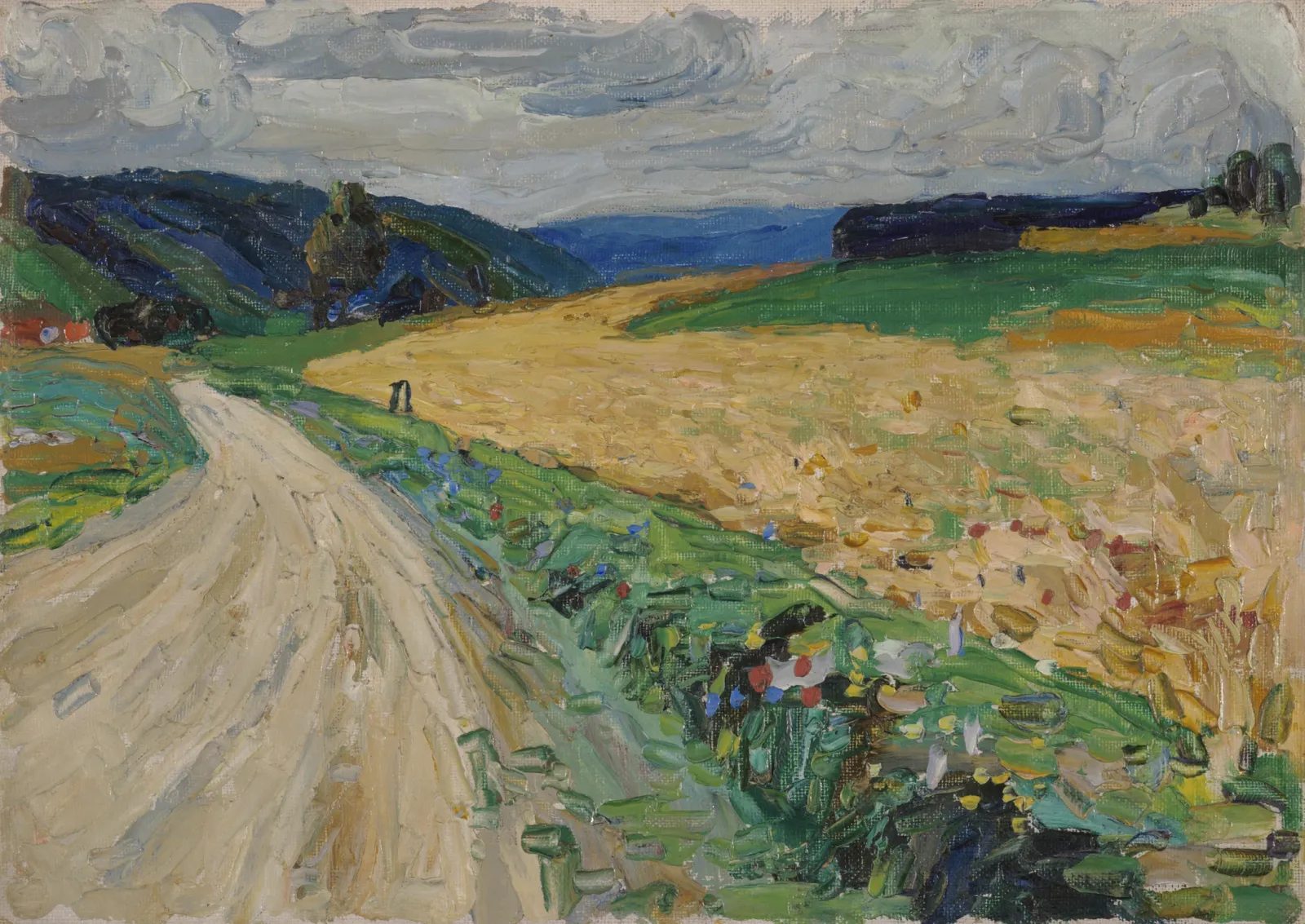 Kallmünz – Nature study from the Yellow Stagecoach, Wassily Kandinsky