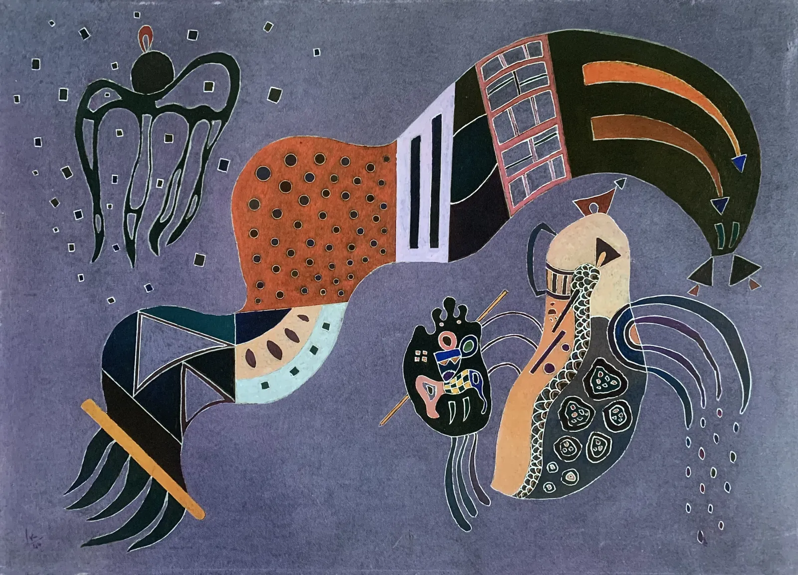 L'Élan tempéré, Wassily Kandinsky