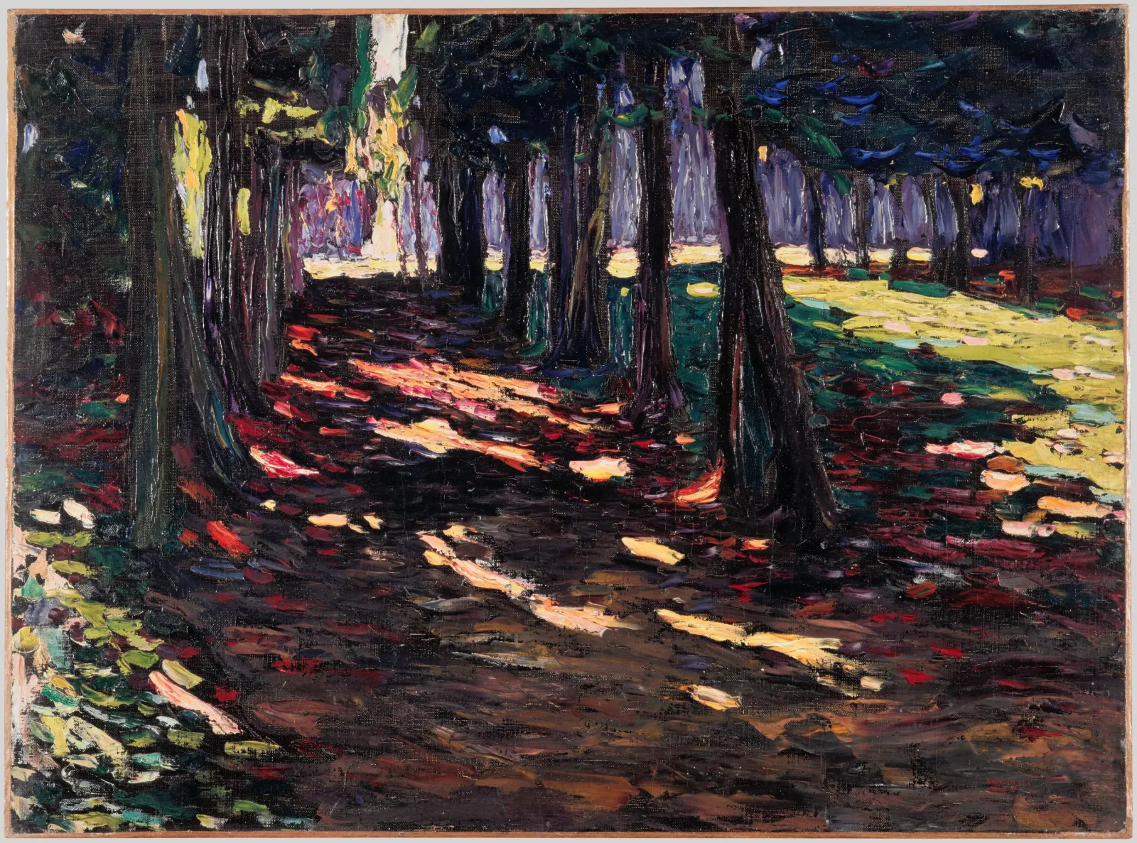 Le Parc de Saint-Cloud, allée ombragée, Wassily Kandinsky