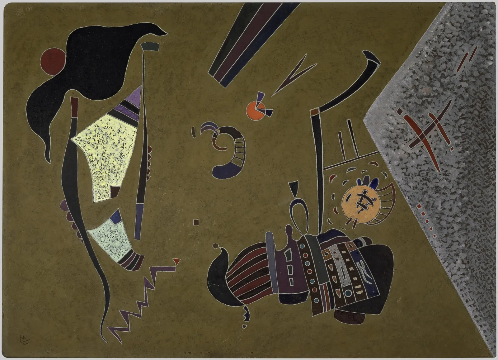 Le Petit Rond rouge, Wassily Kandinsky