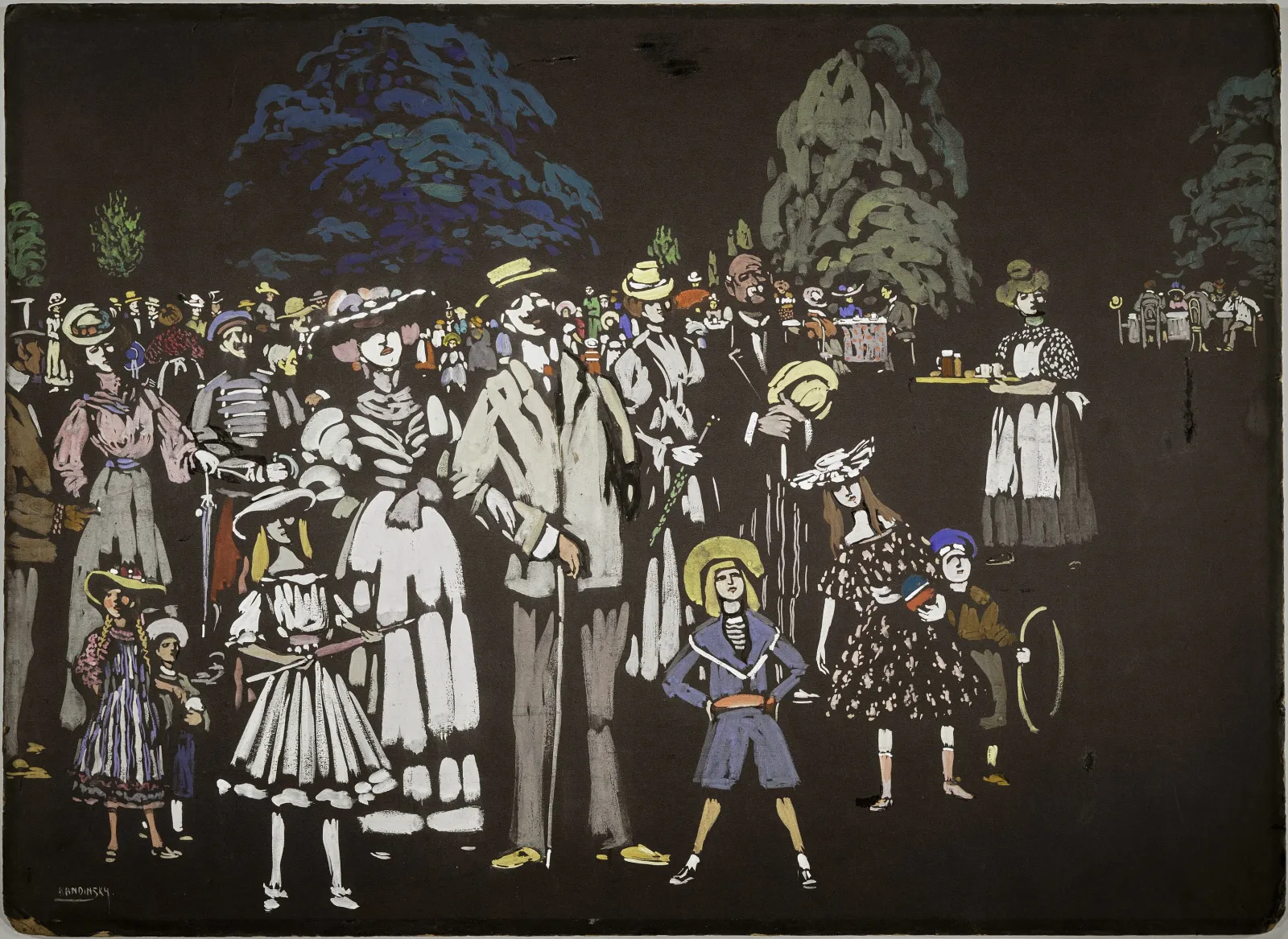 Les Spectateurs, Wassily Kandinsky