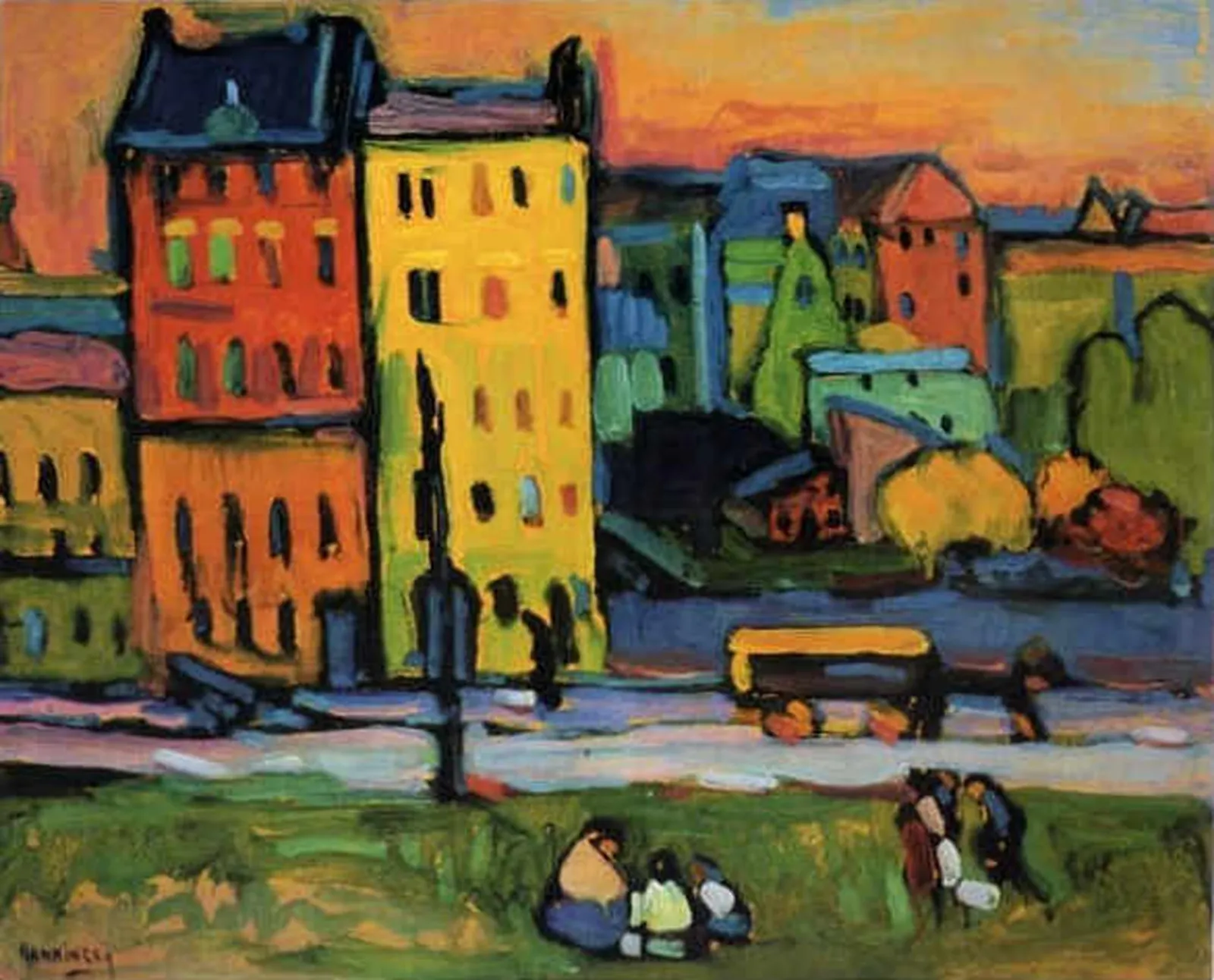maisons à Munich, Wassily Kandinsky