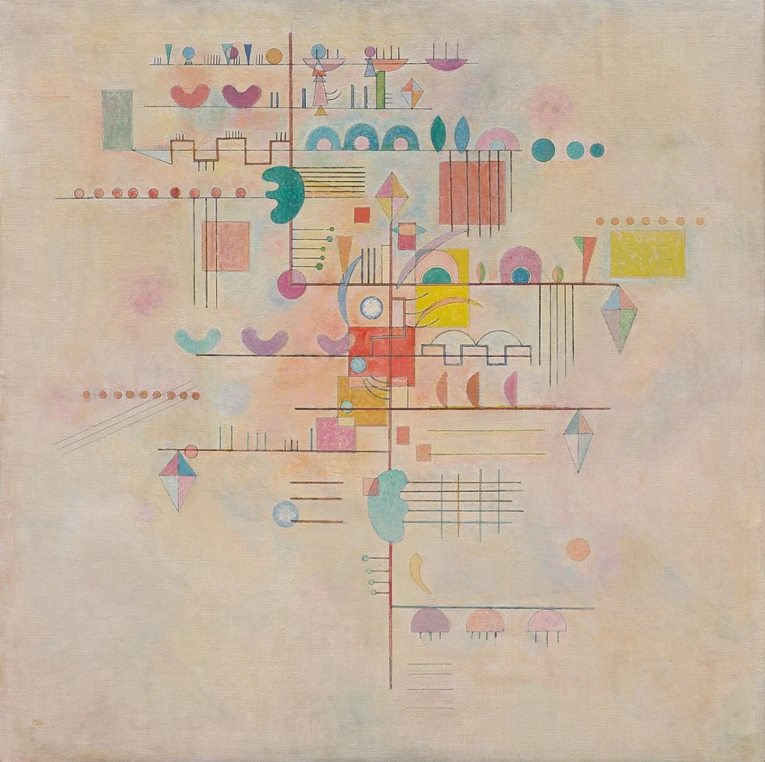 Montée gracieuse, Wassily Kandinsky
