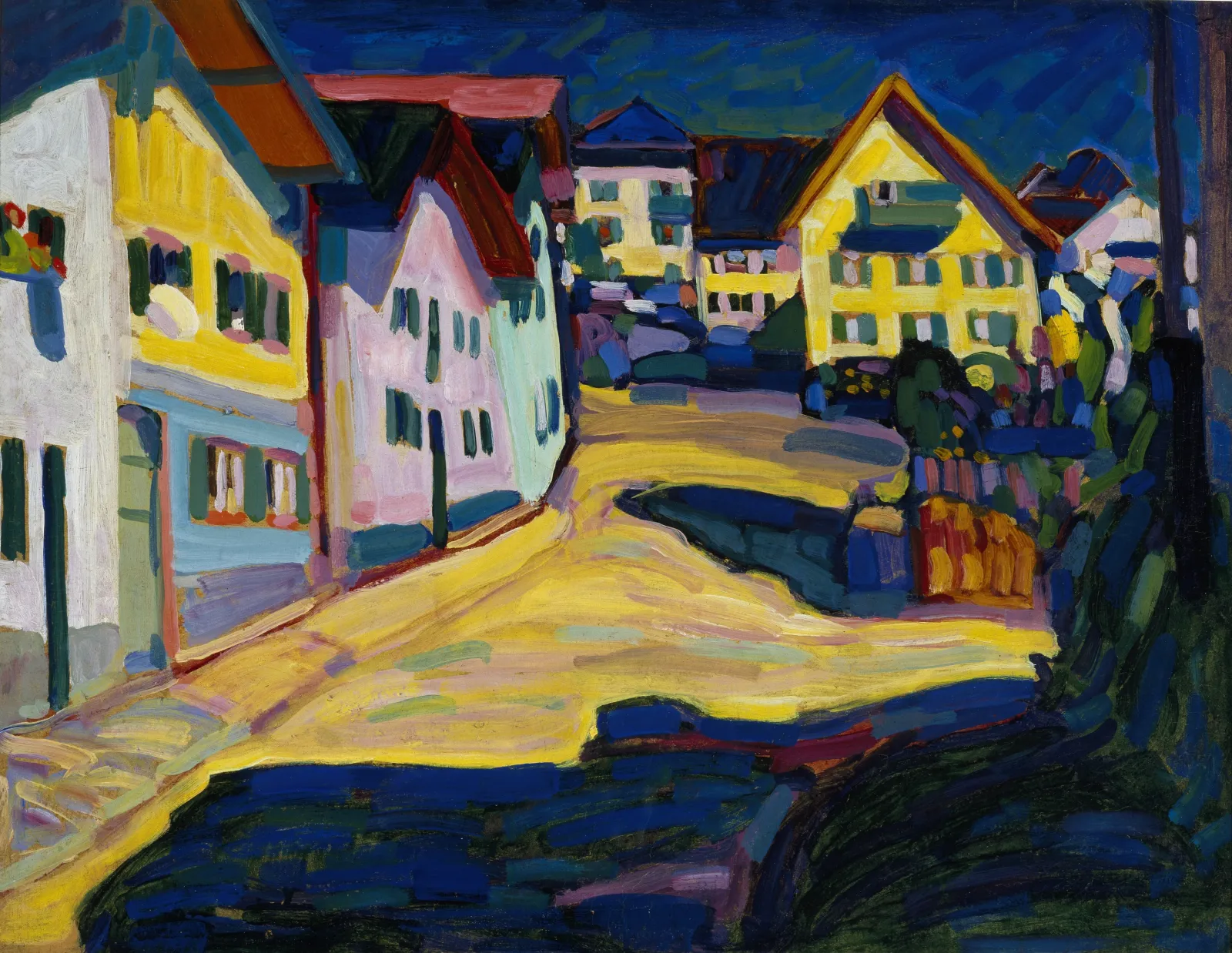 Murnau, Burggrabenstrasse 1, 1908, Wassily Kandinsky