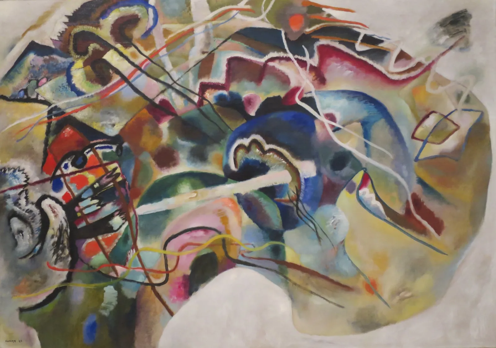 Peinture avec bordure blanche, Wassily Kandinsky