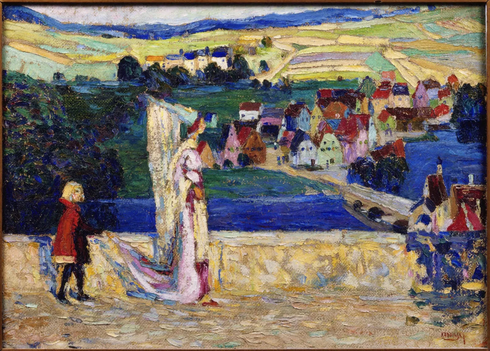 Promenade (Sketch), Wassily Kandinsky