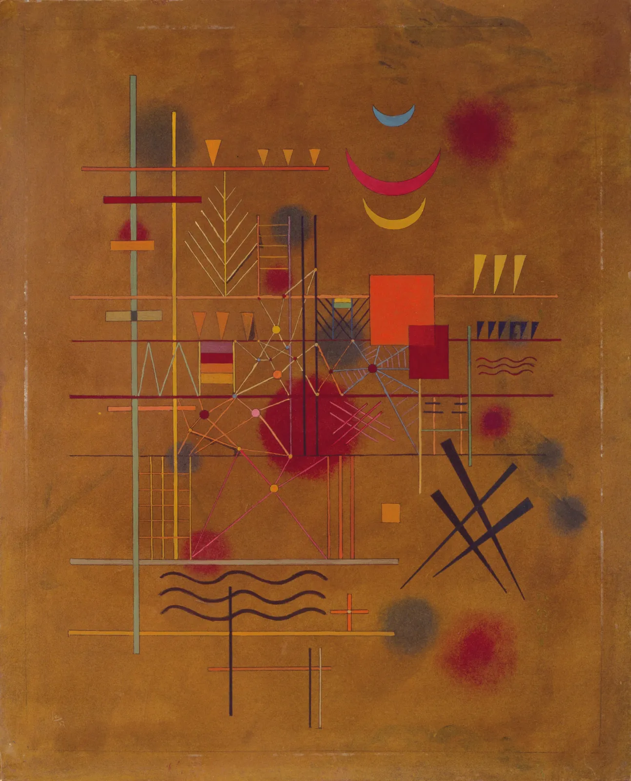 Red in the Net, Wassily Kandinsky