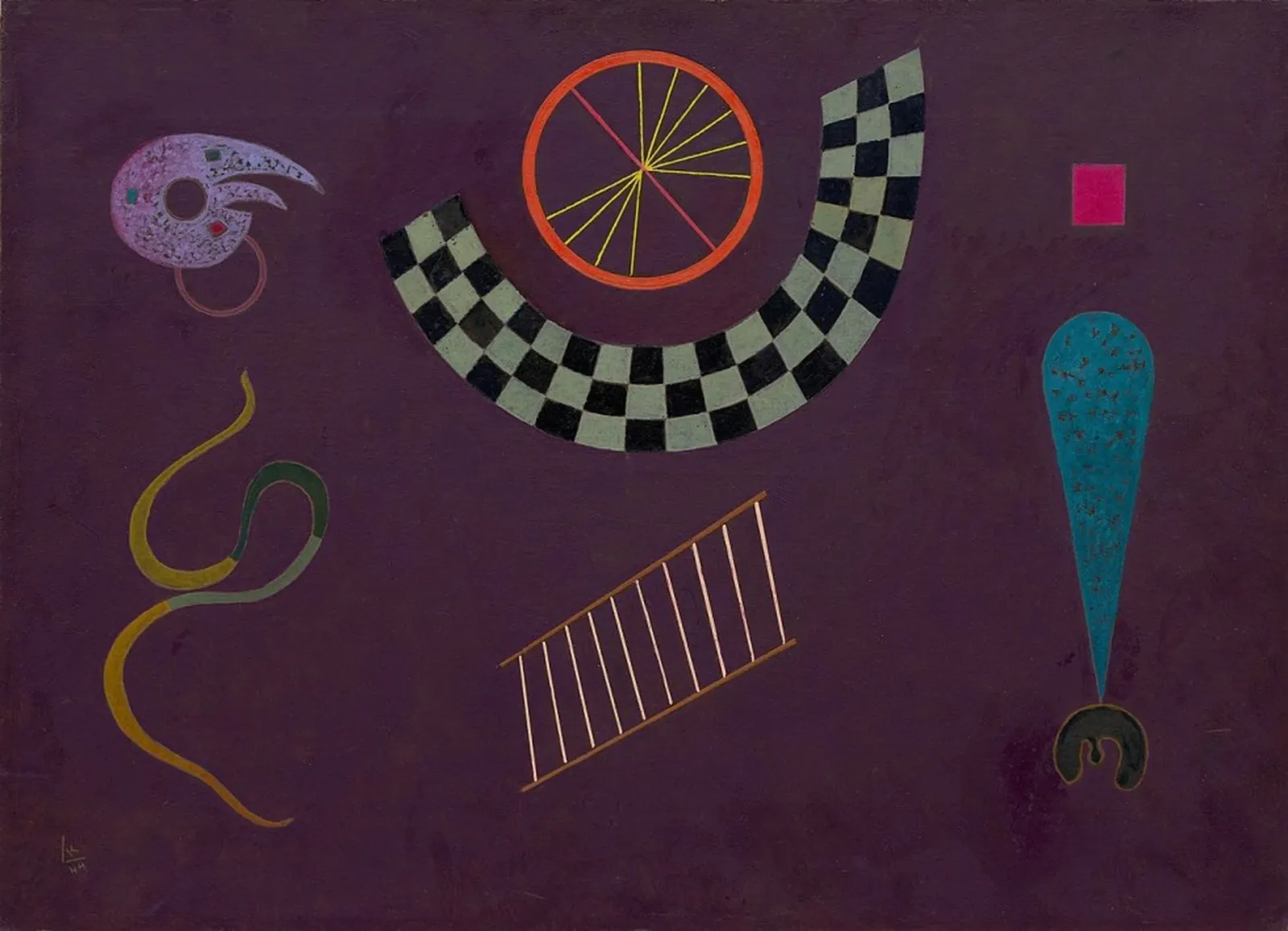 Ruban aux carrés, Wassily Kandinsky