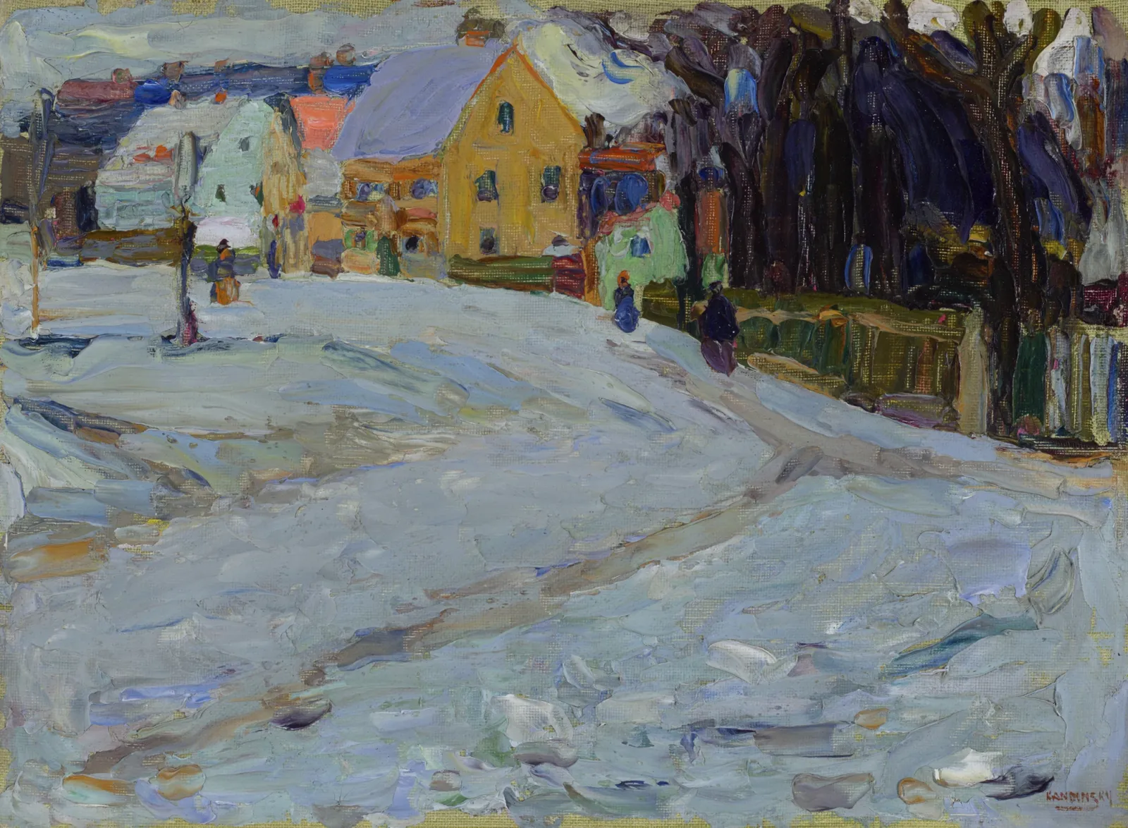 Schwabing - Nikolai Square, Wassily Kandinsky