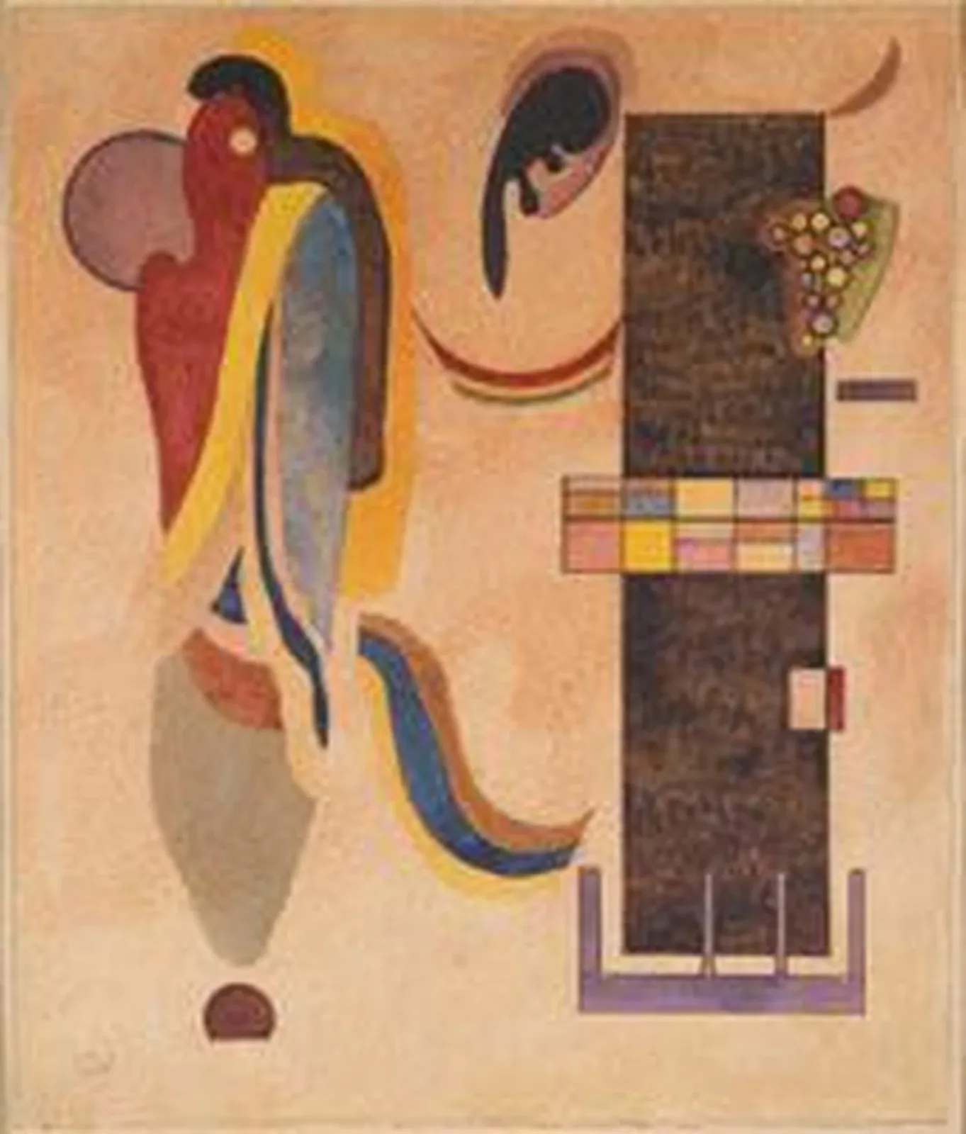 Two Figures, Wassily Kandinsky