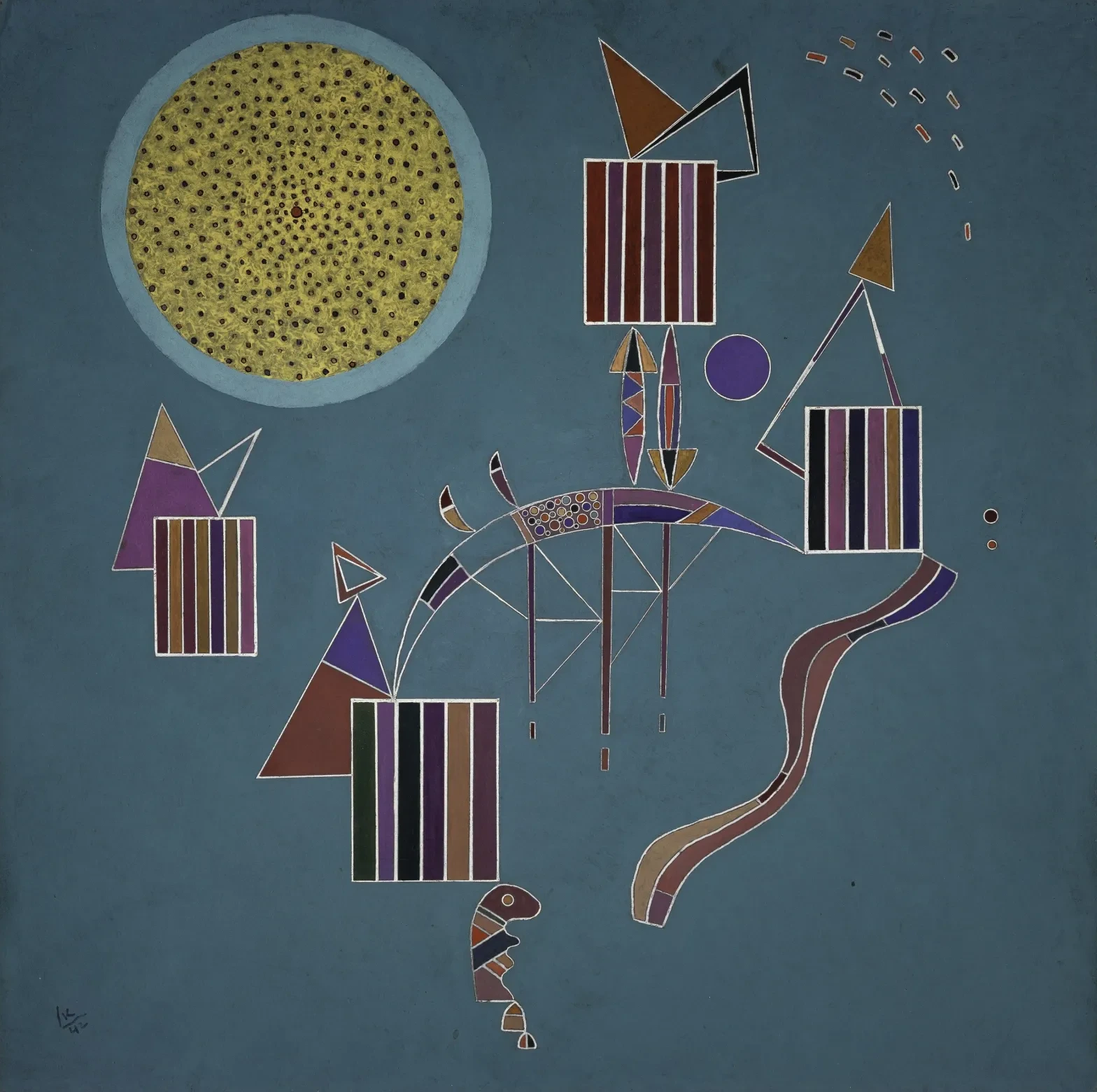 Une fête intime, Wassily Kandinsky