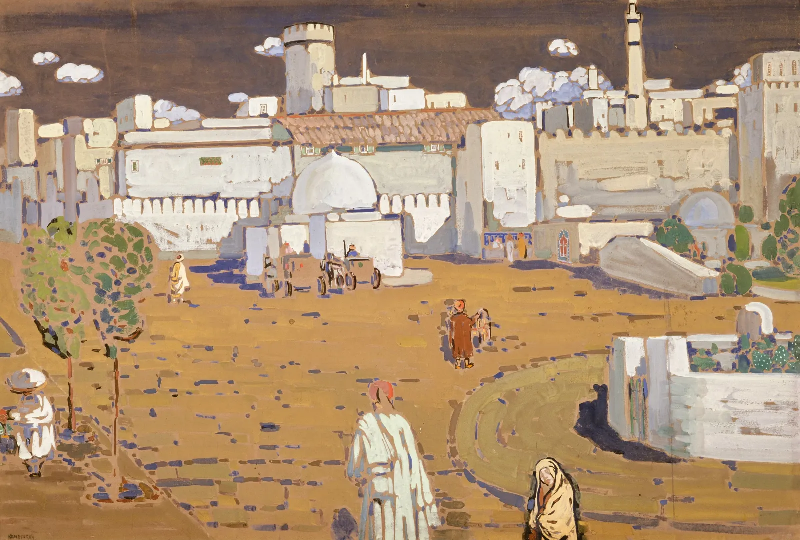 Ville arabe, Wassily Kandinsky