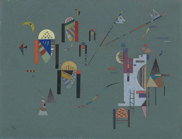 Acentos verticales, Wassily Kandinsky