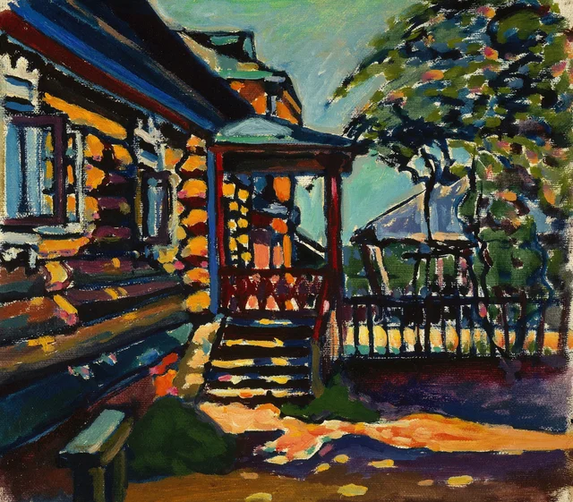 Ájtyrka, entrada principal de la dacha