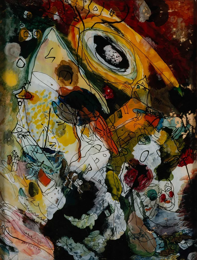 Con quevedos, Wassily Kandinsky
