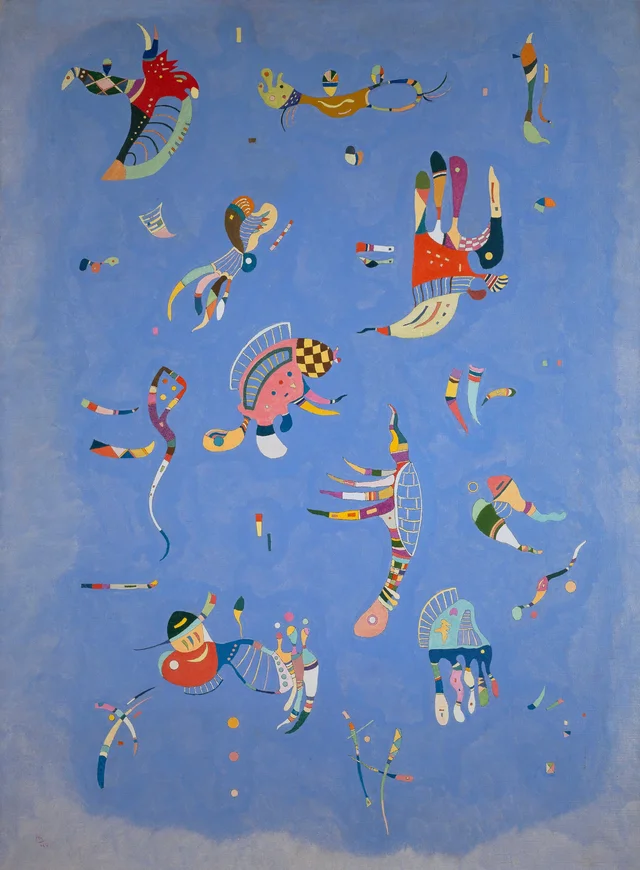 Azul cielo, Wassily Kandinsky