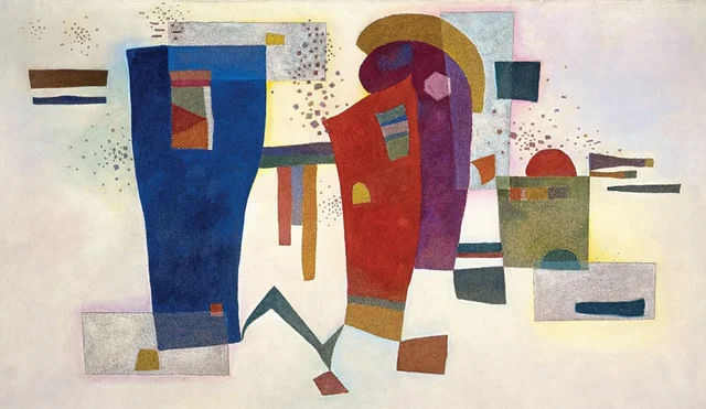 Contraste acompañado, Wassily Kandinsky