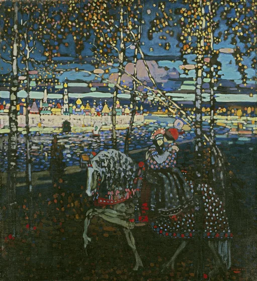 Couple à cheval