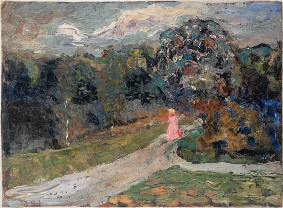 Crépuscule au jardin anglais, Munich