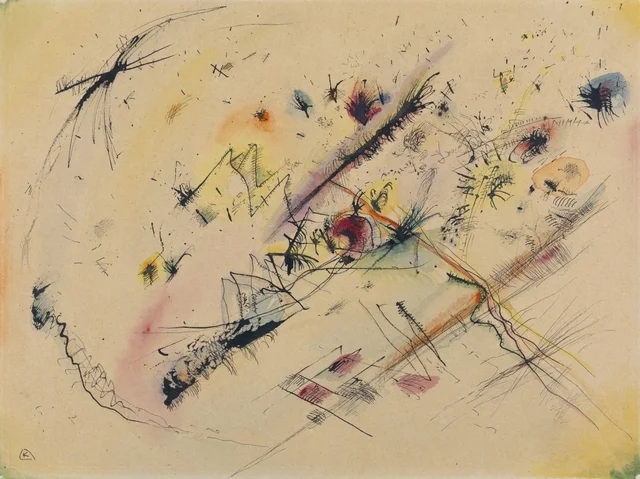 Boceto para «Cuadro claro», Wassily Kandinsky
