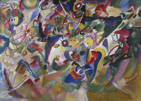 Entwurf 3 zu "Komposition VII