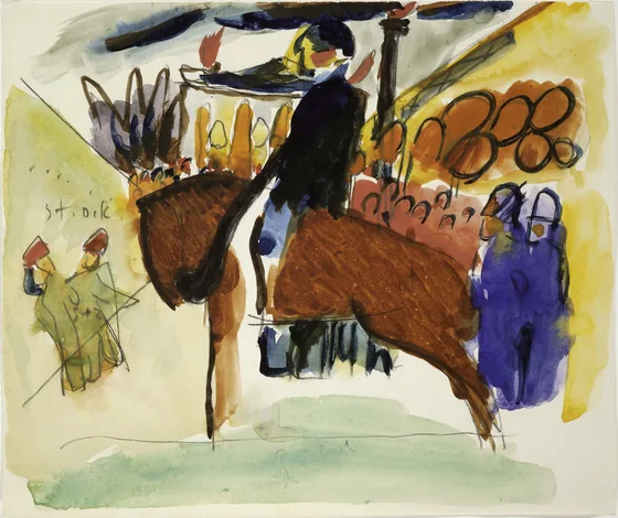 Étude pour Impression IV (Gendarme)