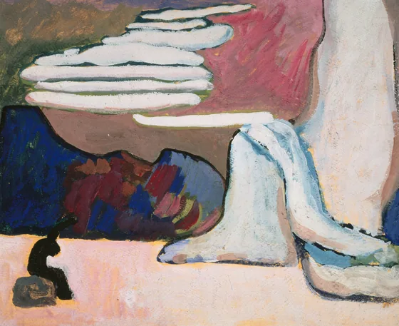 Étude pour Schwarz und Weiss, premier tableau