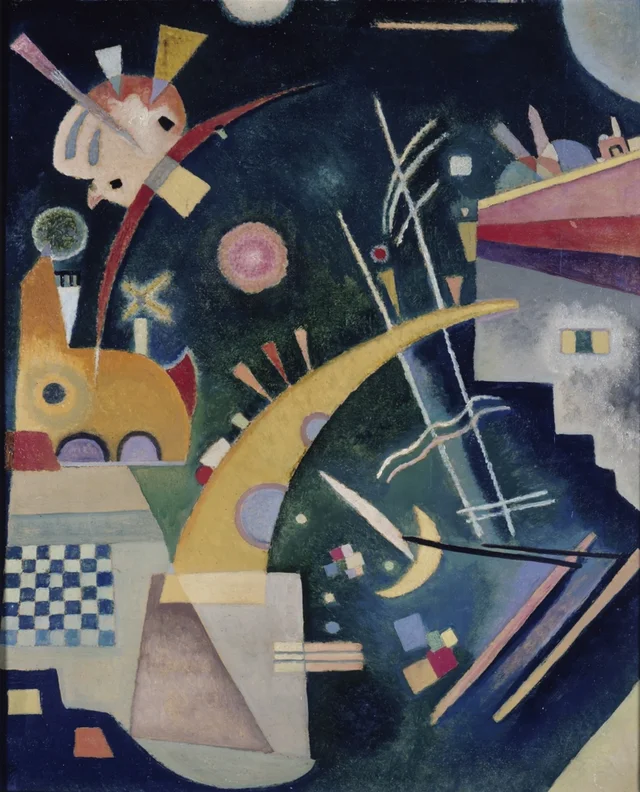 Forma de cuerno, Wassily Kandinsky