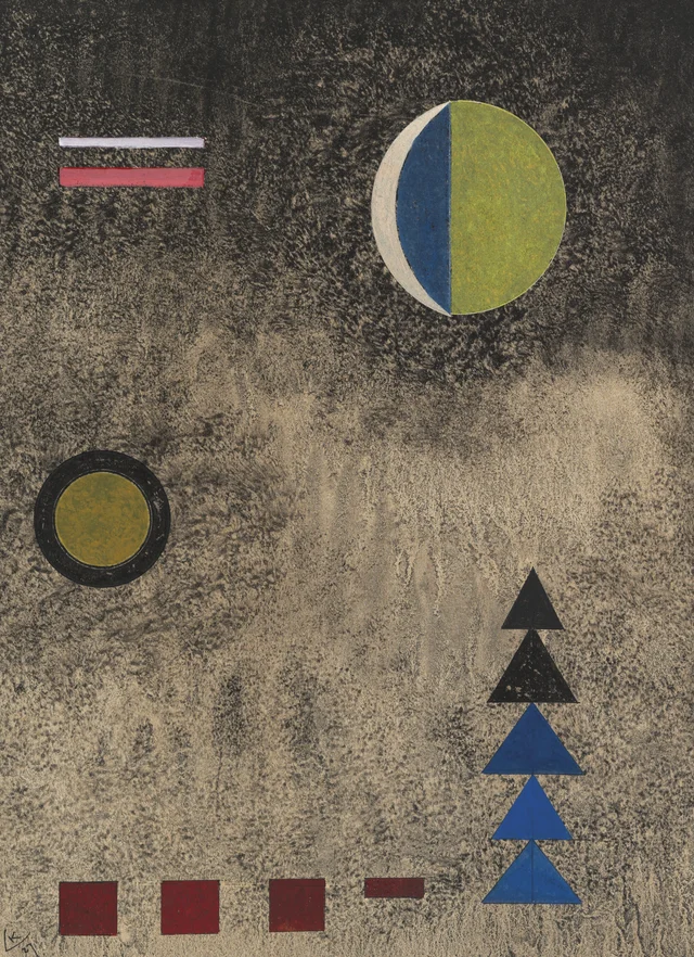 En negro despreocupado, Wassily Kandinsky