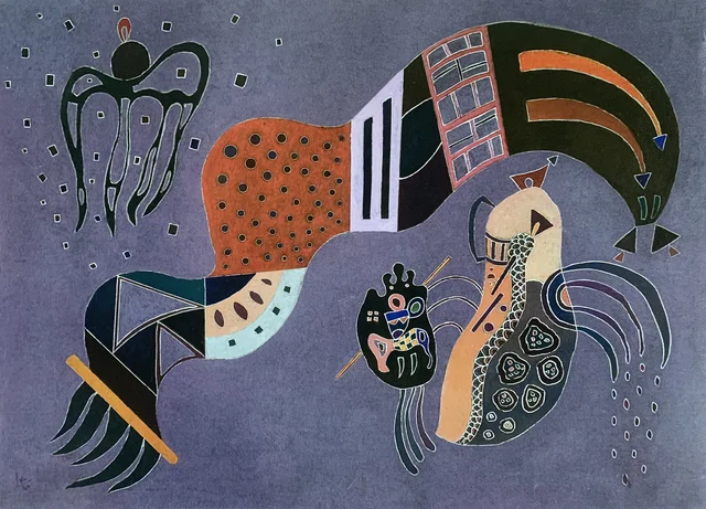El impulso templado, Wassily Kandinsky