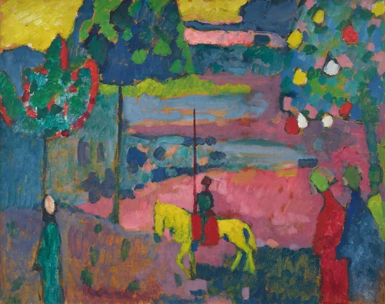 Lancer in Landscape