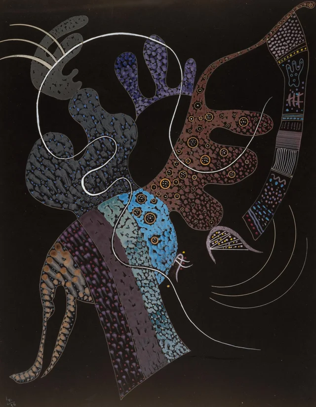 Línea blanca, Wassily Kandinsky