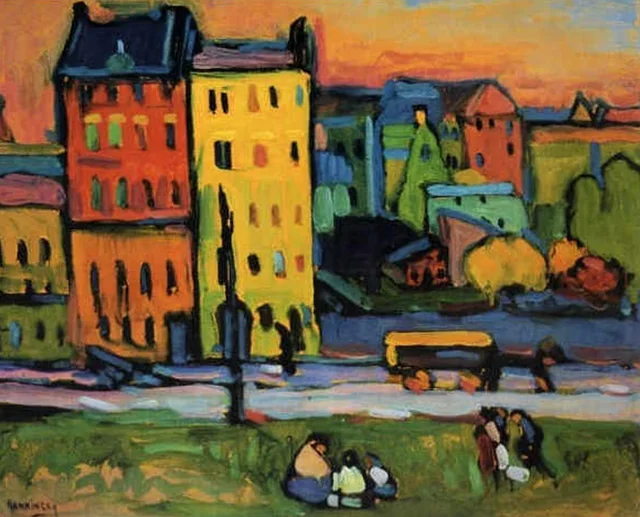 Casas en Múnich, Wassily Kandinsky