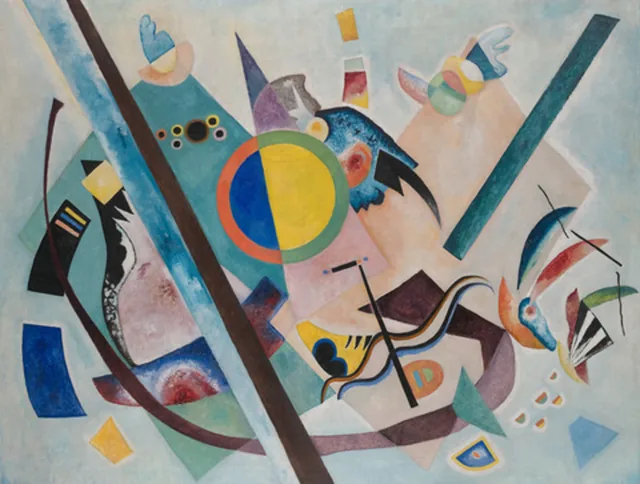 多色の円