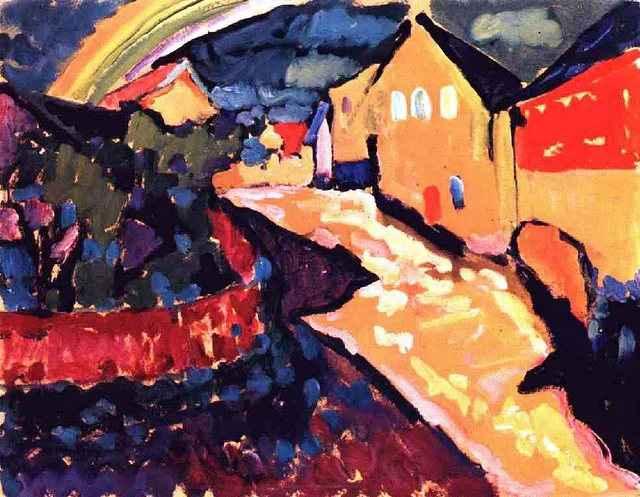 Murnau con arcoíris