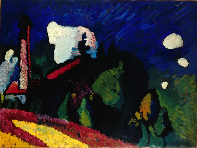 Murnau, paisaje con torre