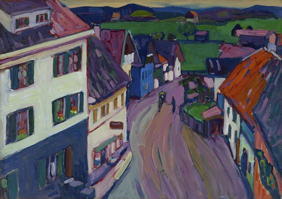 Murnau - View from the window of the Griesbräu