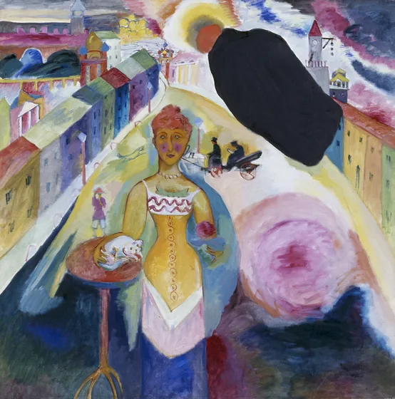 Woman in Moscow