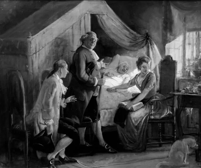 Un compromiso a la cabecera del enfermo, Wilhelm Marstrand