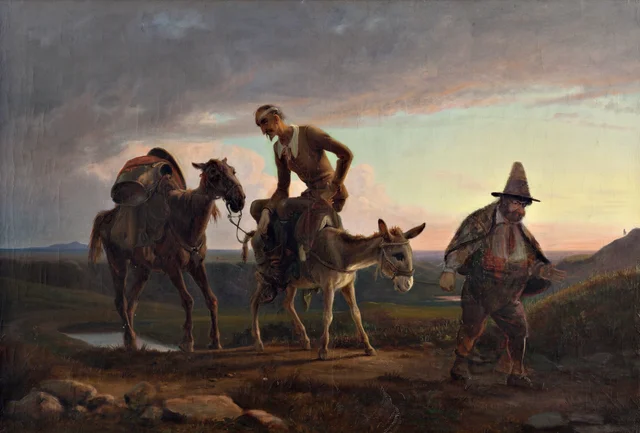 La primera vuelta de don Quijote, Wilhelm Marstrand