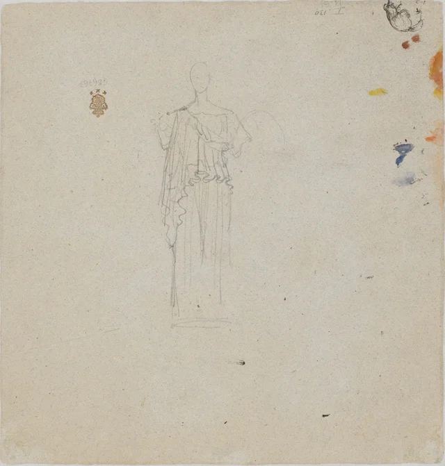 人物と顔の下絵