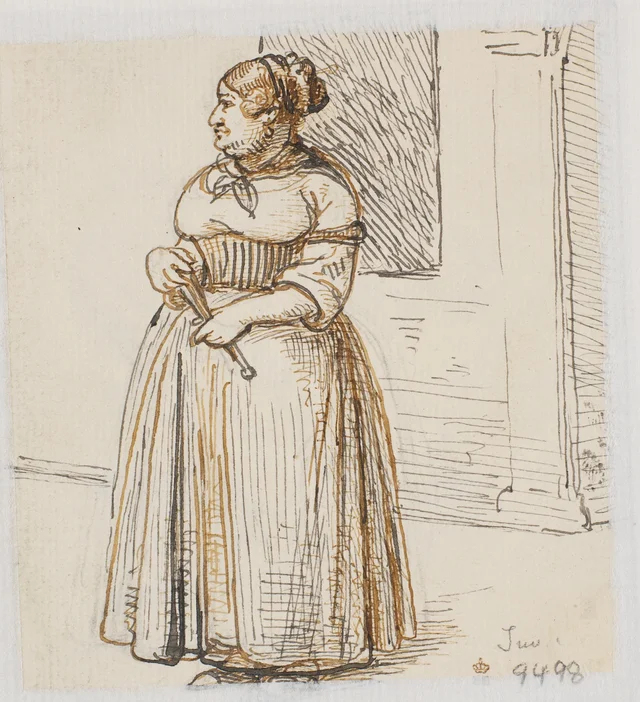 感じのよい立つイタリアの女