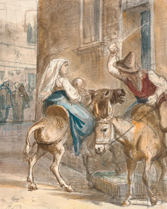O burro teimoso, Wilhelm Marstrand