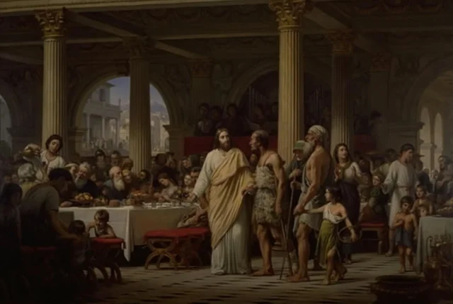 La parábola de la gran cena, Wilhelm Marstrand