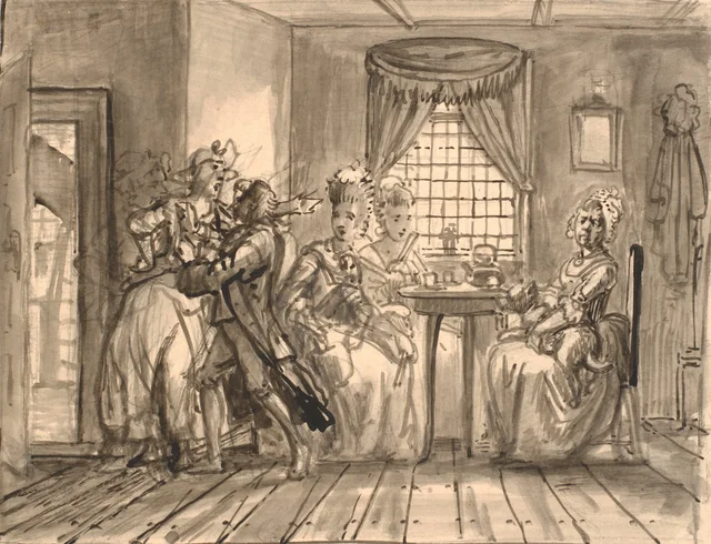 La visita de las esposas de los concejales a casa de Geske