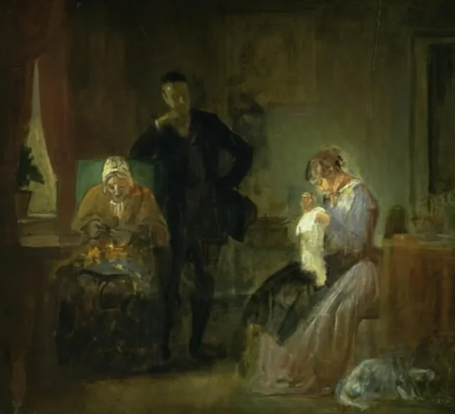 La visita del pretendiente, Wilhelm Marstrand