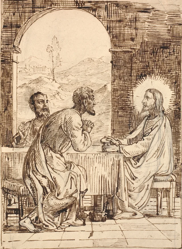 Cristo en Emaús