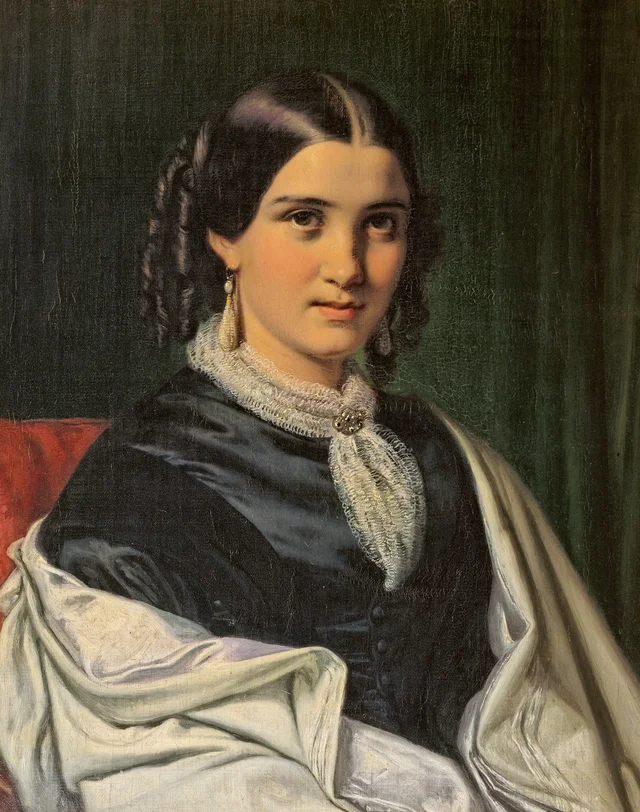 Retrato de la señora Vilhelmine Heise, de soltera Hage (1838-1912), Wilhelm Marstrand
