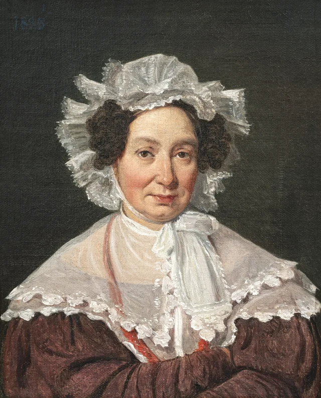 Retrato de Petra Ottilia Marstrand, madre del artista