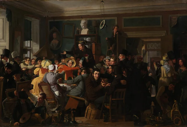 Una escena de subasta